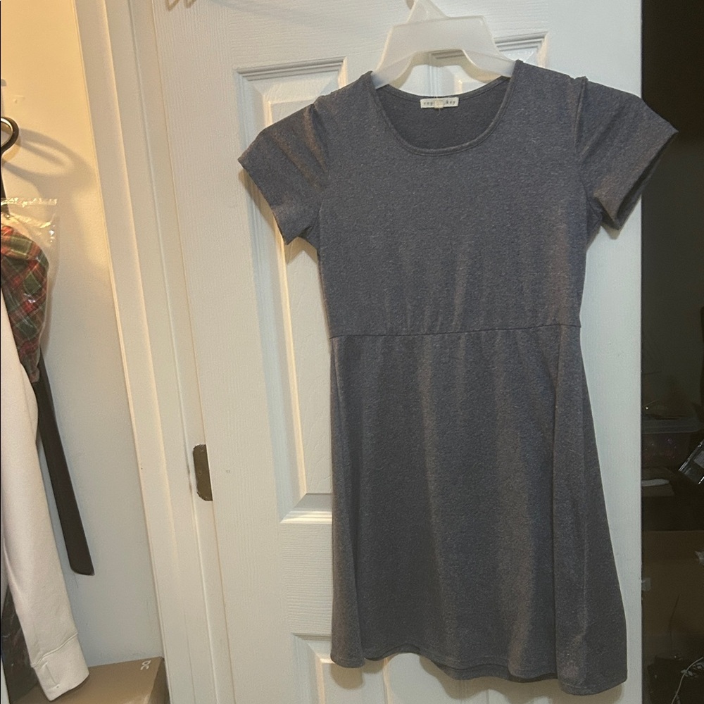 Copper Key Charcoal Casual Kids Dress
